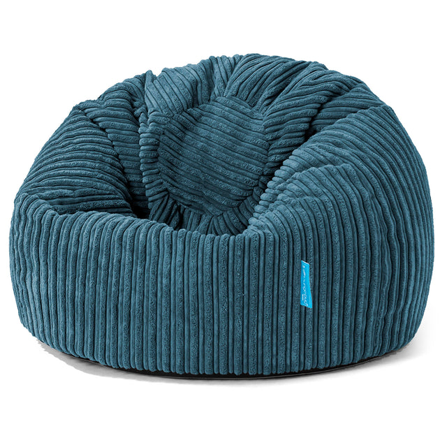 Klassicher Kindersessel Sitzsack 1-5 jahren - Cord Marineblau_01