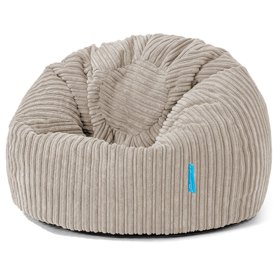 Klassicher Kindersessel Sitzsack 1-5 jahren - Cord Nerzfarben_01
