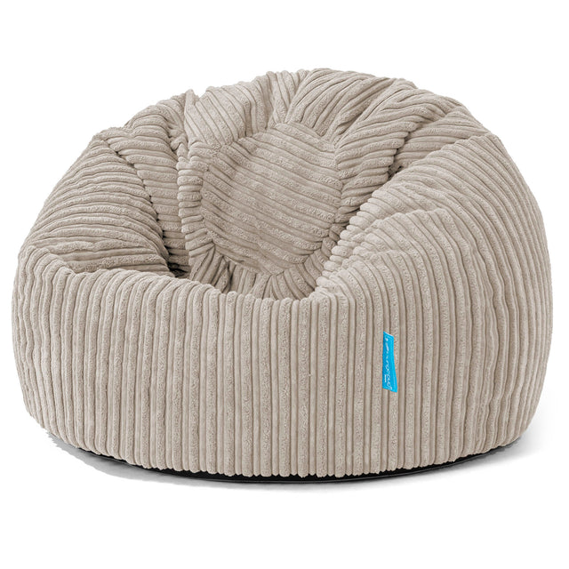 Klassicher Kindersessel Sitzsack 1-5 jahren - Cord Nerzfarben_01