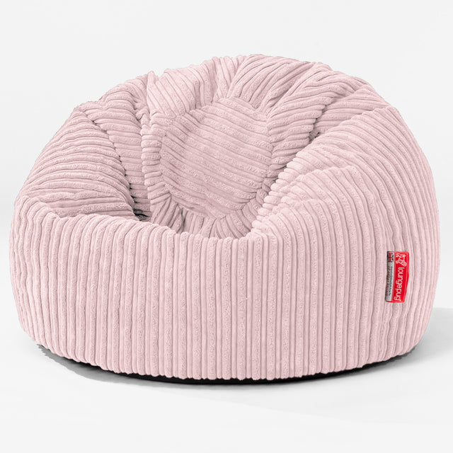 Klassicher Kindersessel Sitzsack 1-5 jahren - Cord Rosa_01