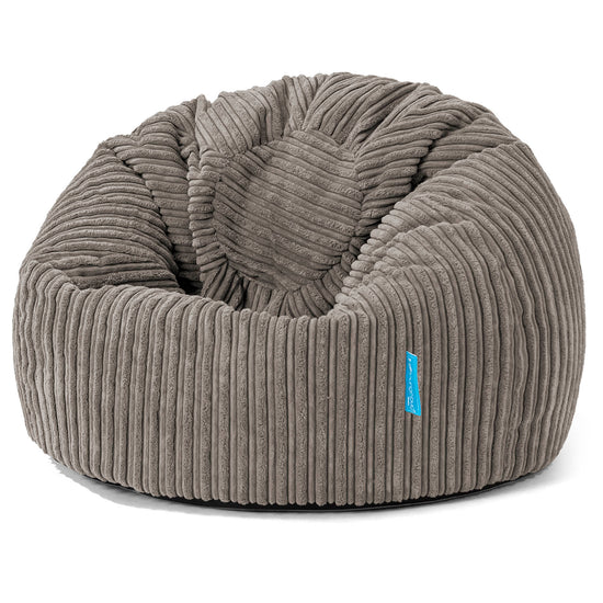Klassicher Kindersessel Sitzsack 1-5 jahren - Cord Graphitgrau_01