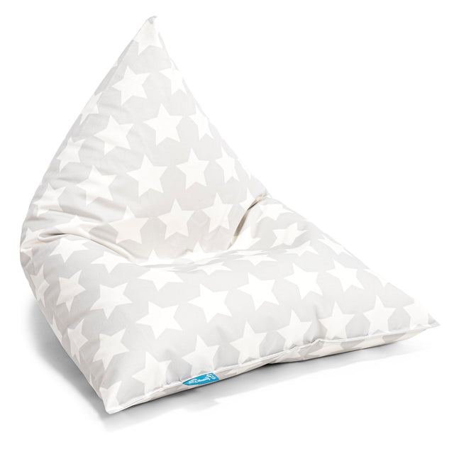Kinder Sitzsack Gaming - Druck Grau Star 01