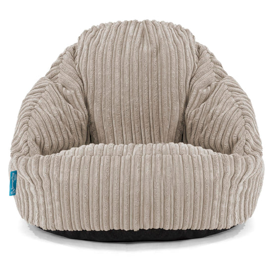 Bubble Kinder-Sitzsack Sessel 1-3 jahren - Cord Nerzfarben_01