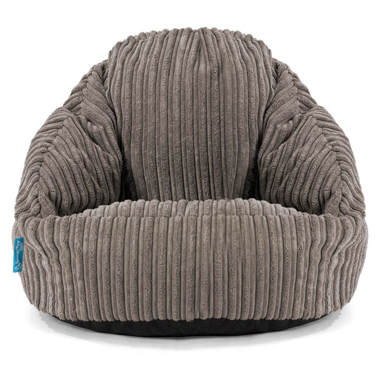 Bubble Kinder-Sitzsack Sessel 1-3 jahren - Cord Graphitgrau_01