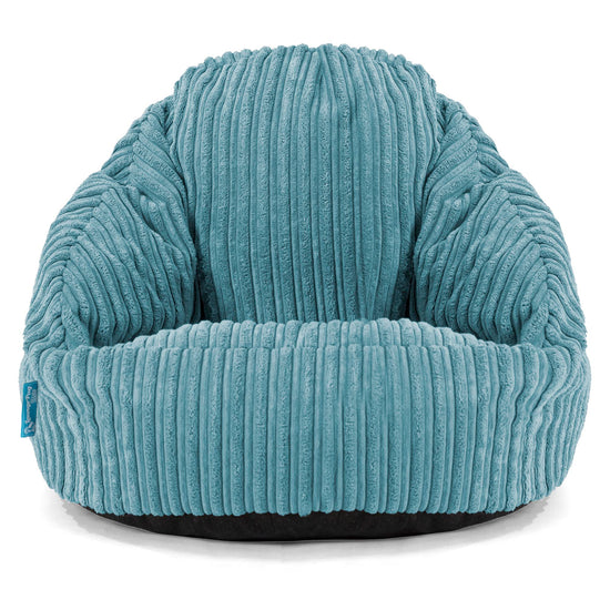 Bubble Kinder-Sitzsack Sessel 1-3 jahren - Cord Türkis_01