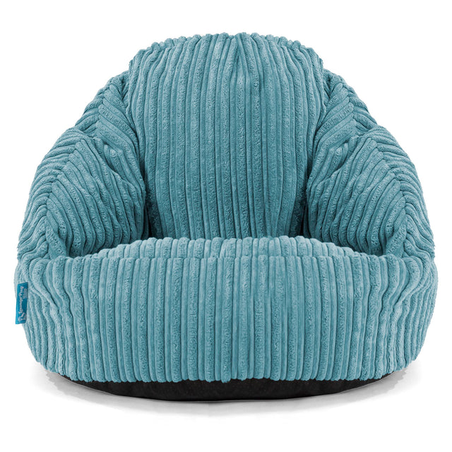 Bubble Kinder-Sitzsack Sessel 1-3 jahren - Cord Türkis_01