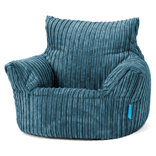 Klein Kindersessel Sitzsack 1-3 jahren - Cord Marineblau_01