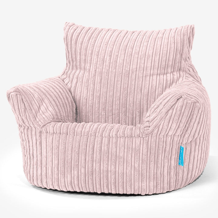 Klein Kindersessel Sitzsack 1-3 jahren - Cord Rosa_01