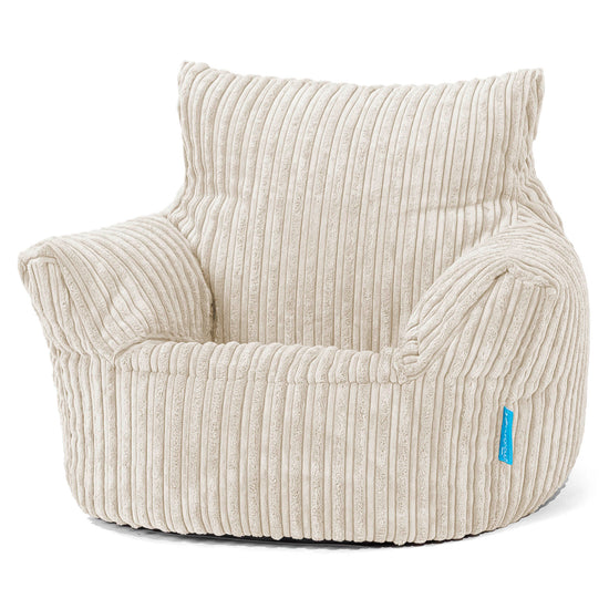 Klein Kindersessel Sitzsack 1-3 jahren - Cord Creme 01