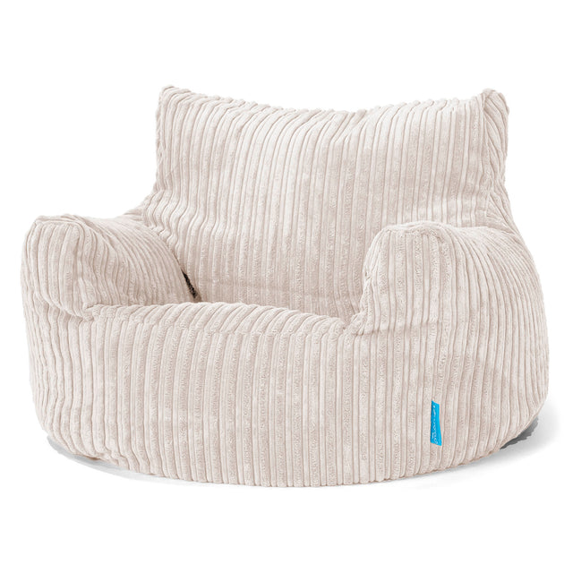 Kindersessel Sitzsack 3-8 jahren - Cord Creme 01