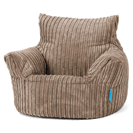 Klein Kindersessel Sitzsack 1-3 jahren - Cord Mocca 01