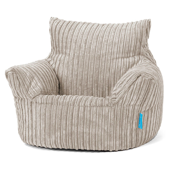 Klein Kindersessel Sitzsack 1-3 jahren - Cord Nerzfarben_01
