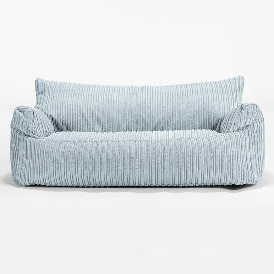 Josephine Sitzsack Sofa für Kinder 1-5 Jahre - Cord Baby Blau_01