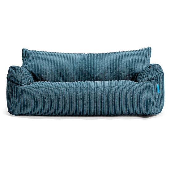 Josephine Sitzsack Sofa für Kinder 1-5 Jahre - Cord Marineblau_01