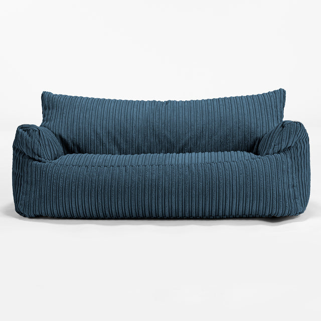 Josephine Sitzsack Sofa für Kinder 1-5 Jahre - Cord Marineblau_01