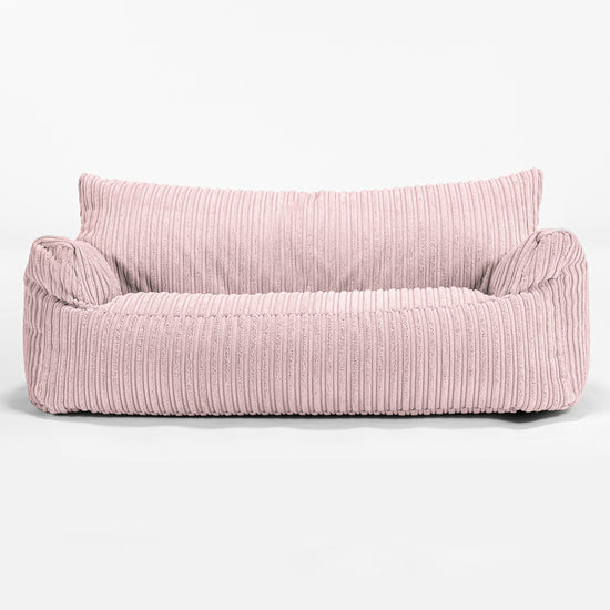 Josephine Sitzsack Sofa für Kinder 1-5 Jahre - Cord Rosa_01