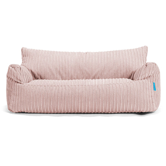 Josephine Sitzsack Sofa für Kinder 1-5 Jahre - Cord Rosa_01