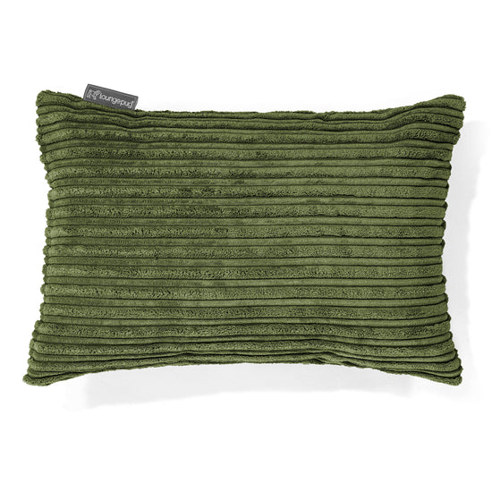Dekokissen / Sofa Kissenbezug 35 x 50cm - Cord Nadelwaldgrün 01
