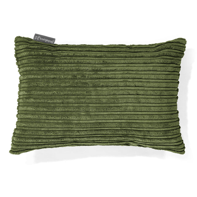 Dekokissen / Sofa Kissenbezug 35 x 50cm - Cord Nadelwaldgrün 01