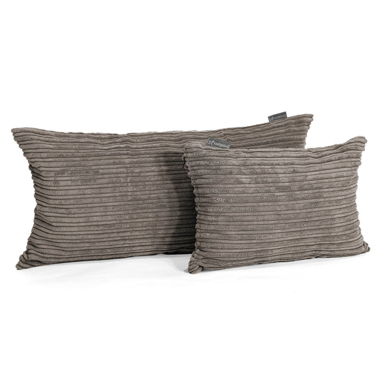 Kissen 35 x 50cm - Cord Schiefergrau 03
