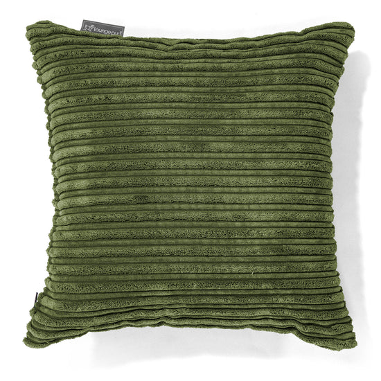 Dekokissen / Sofa Kissenbezug 47 x 47cm - Cord Nadelwaldgrün 01