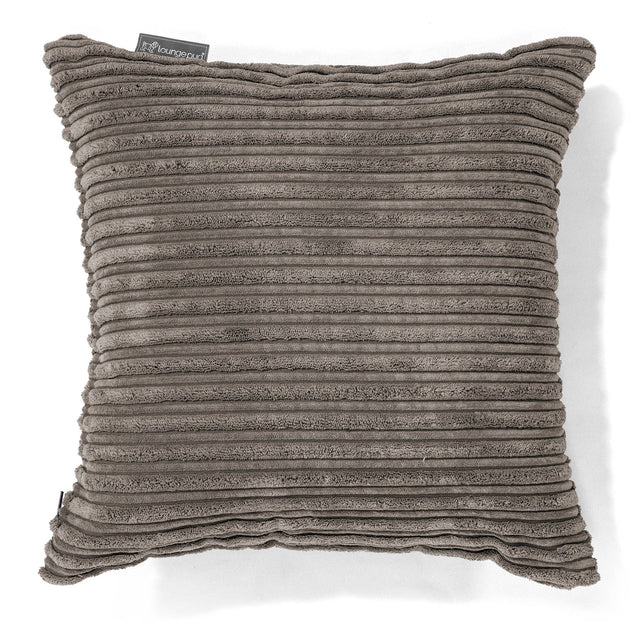 Kissen 47 x 47cm - Cord Schiefergrau 01