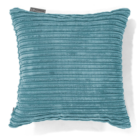 Kissen 47 x 47cm - Cord Türkis 01