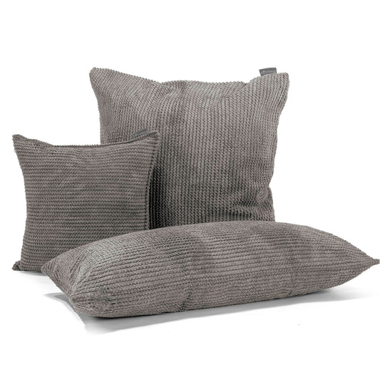 Kissen 47 x 47cm - Pom-Pom Anthrazit 04