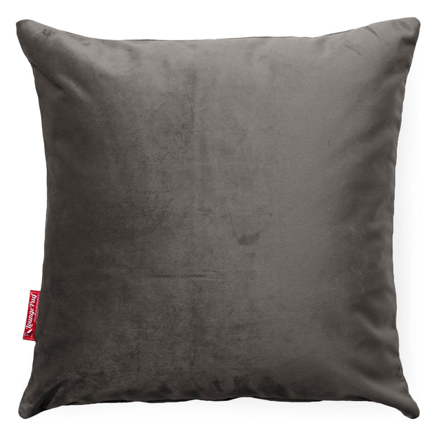 Kissen 47 x 47cm - Samt Schiefergrau 01
