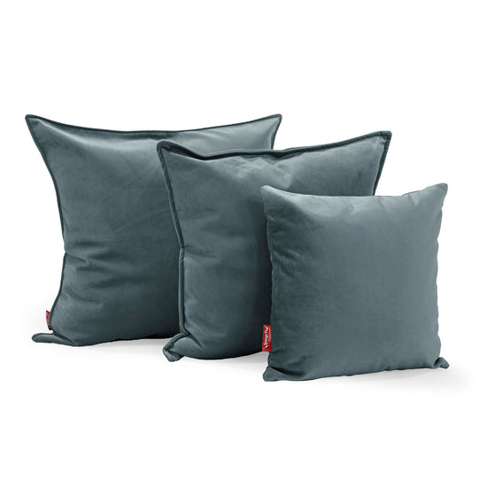 Kissen 47 x 47cm - Samt Türkis 02