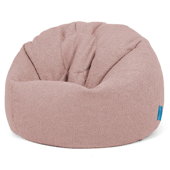 Klassicher Kindersessel Sitzsack 1-5 jahren - Bouclé Pink_01