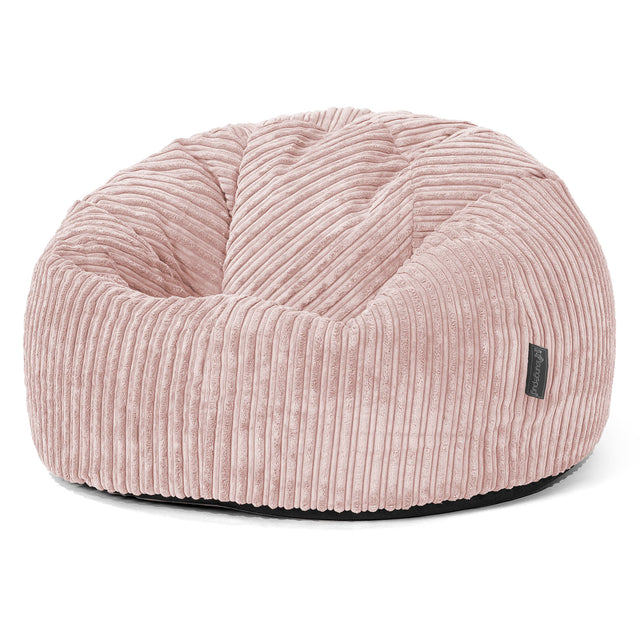 Klassischer Sitzsack Sessel - Cord Rosa 01