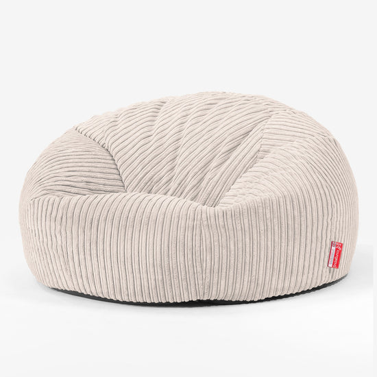 Kinder Sitzsack Sofa 6-14 Jahre - Cord Creme 02