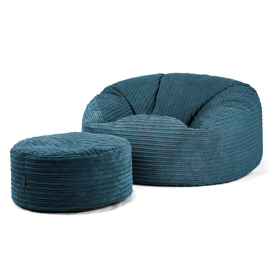 Mammoth Sofa Sitzsack XXL - Cord Marineblau 04