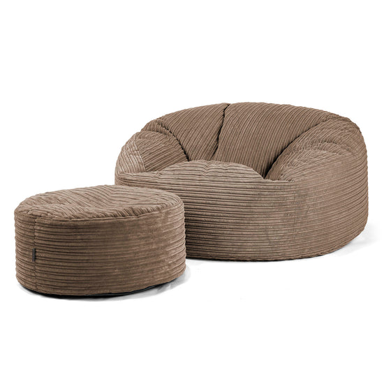 Mammoth Sofa Sitzsack XXL - Cord Mocca 04