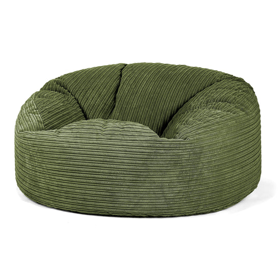 Mammoth Sofa Sitzsack XXL - Cord Nadelwaldgrün 01