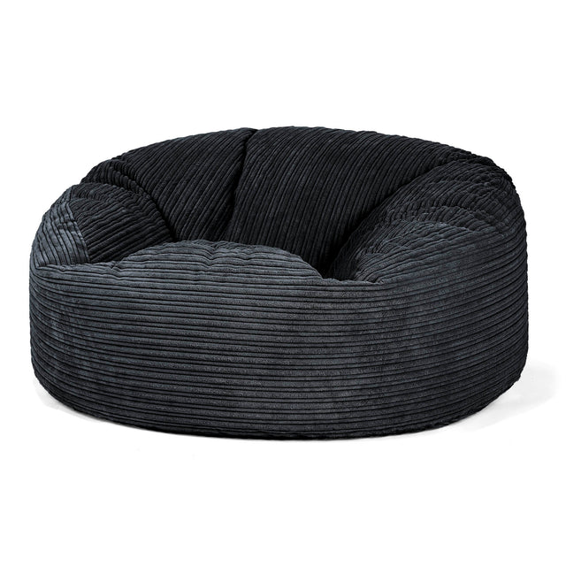Mammoth Sofa Sitzsack XXL - Cord Schwarz 01