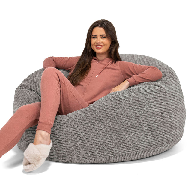 Mammoth Sofa Sitzsack XXL - Pom-Pom Anthrazit 01
