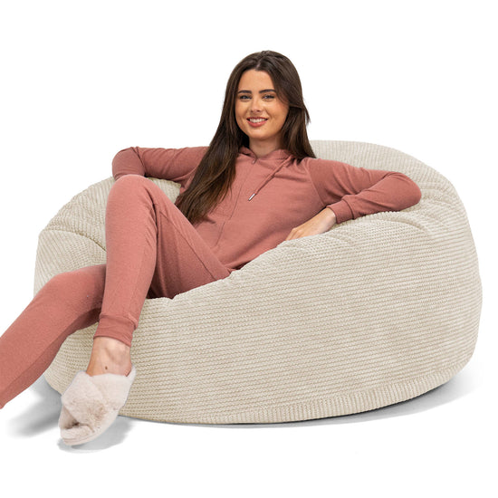 Mammoth Sofa Sitzsack XXL - Pom-Pom Creme 01
