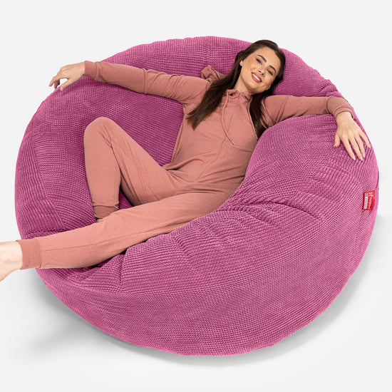 Mega-Mammoth Sofa Sitzsack XXL - Pom-Pom Pink 01