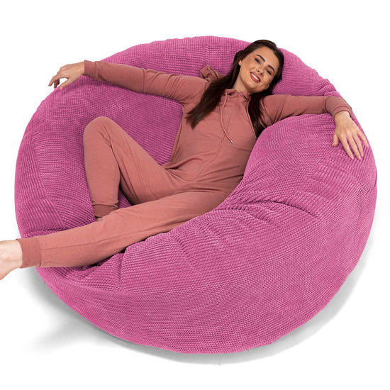 Mega-Mammoth Sofa Sitzsack XXL - Pom-Pom Pink 01