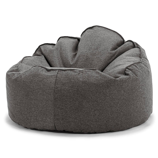 Archi Sitzsack - Interalli Wolle Grau 01