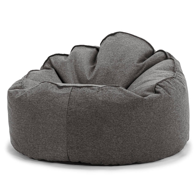 Archi Sitzsack - Interalli Wolle Grau 01