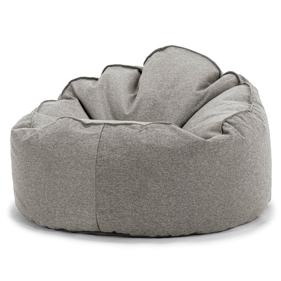 Archi Sitzsack - Interalli Wolle Silber 01