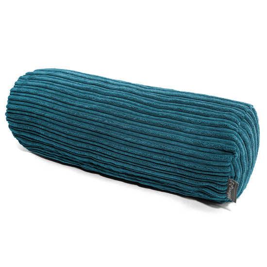 Nackenrolle Kissen 20 x 55cm - Cord Blaugrün 01