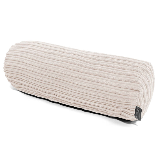 Nackenrolle Kissen 20 x 55cm - Cord Creme 01