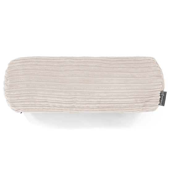 Nackenrolle Kissen 20 x 55cm - Cord Creme 02