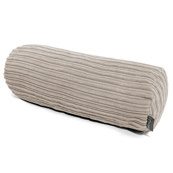 Nackenrolle Kissen 20 x 55cm - Cord Nerzfarben 01