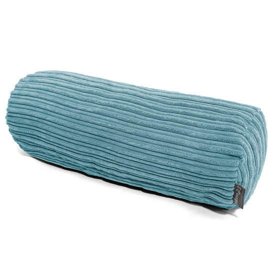 Nackenrolle Kissen 20 x 55cm - Cord Türkis 01