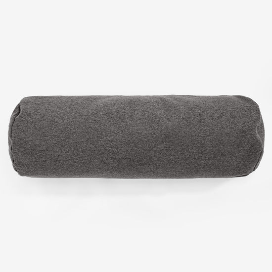 Nackenrolle Kissen 20 x 55cm - Interalli Wolle Grau 02